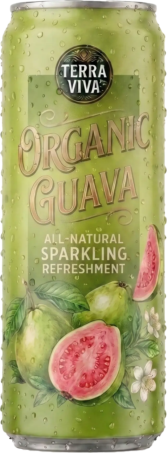 TerraViva Organic Pink Guava Bottle